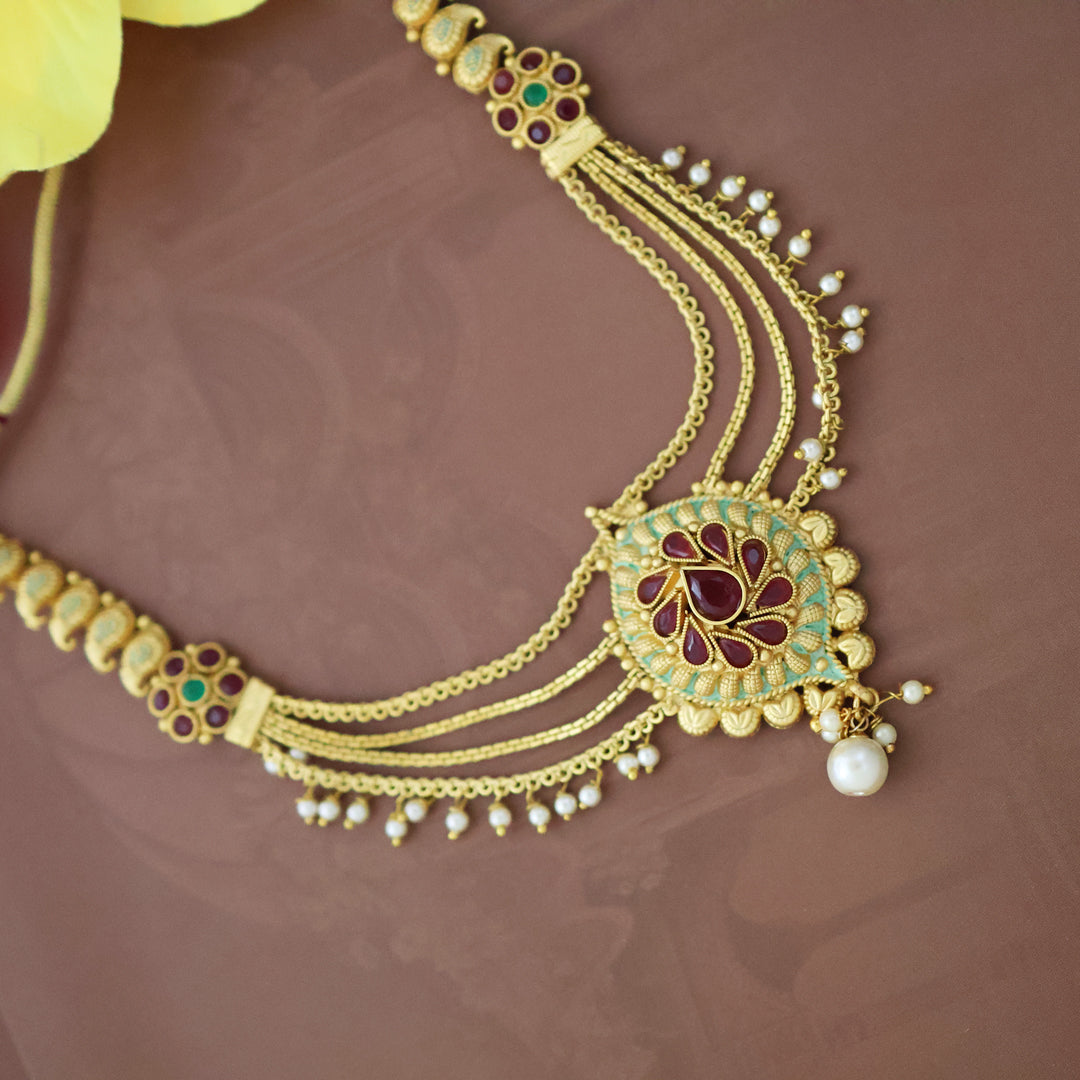Antique necklace set