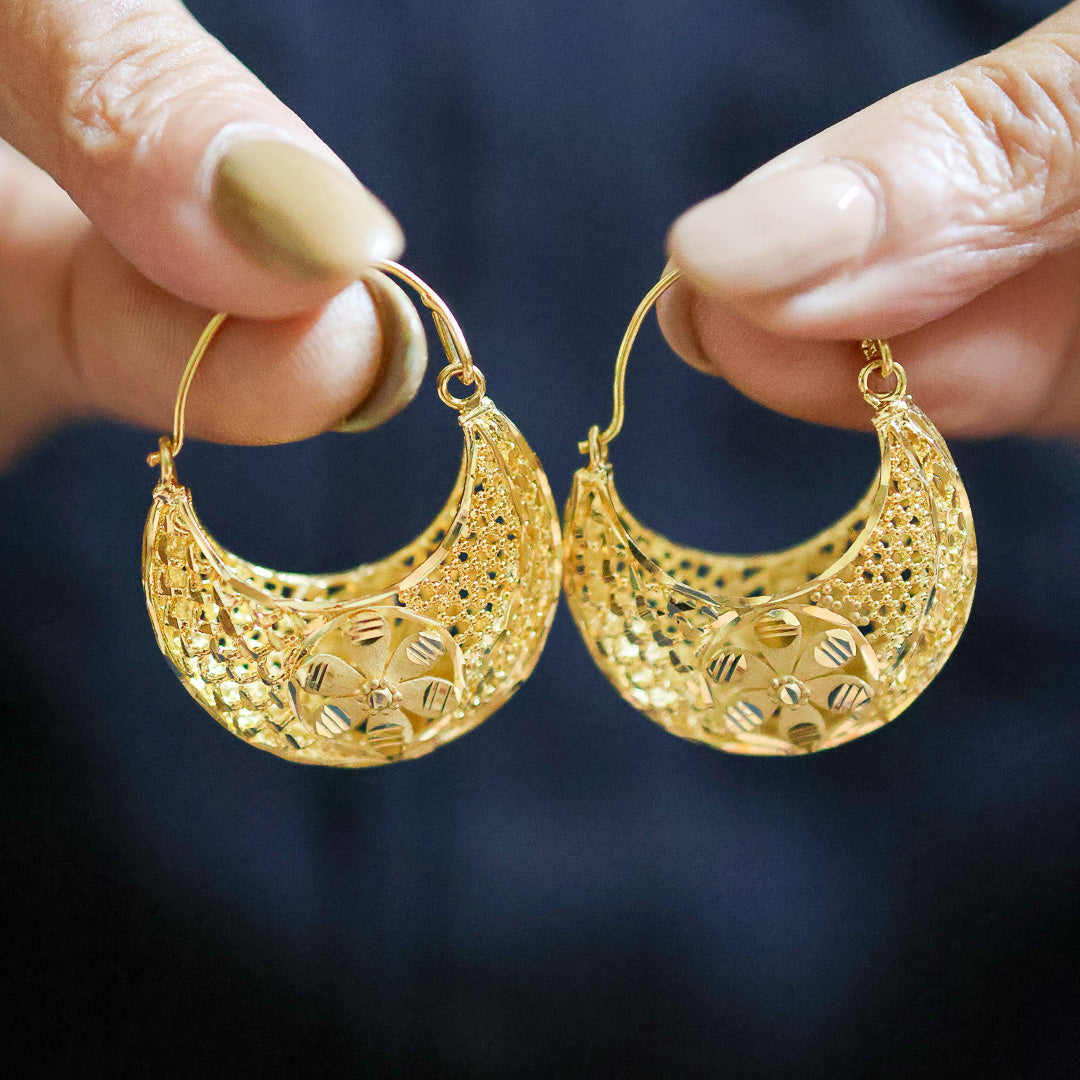 Gold Plated Chandbali Earrings