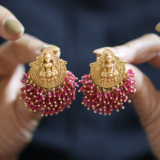 Copper Temple Earrings