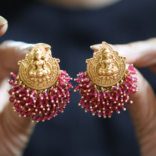 Copper Temple Earrings