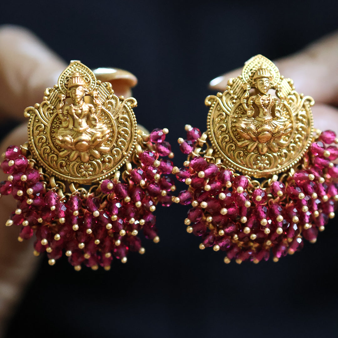 Copper Temple Earrings