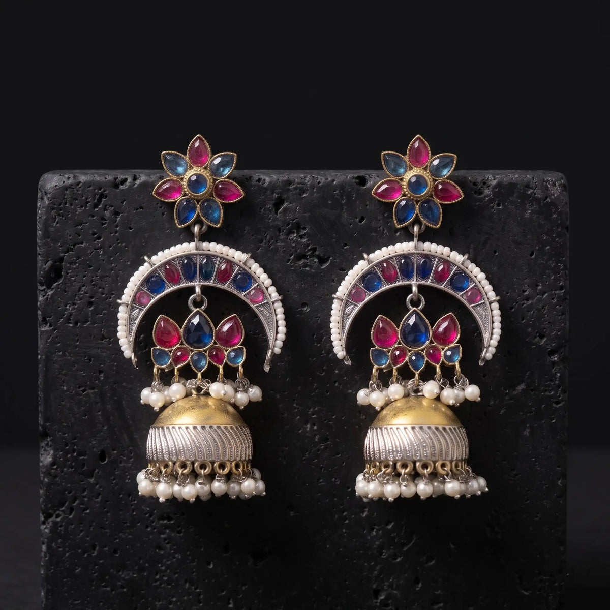 Crescent Jhumka