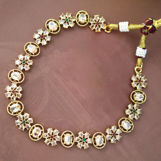 Gold plated AD necklace set