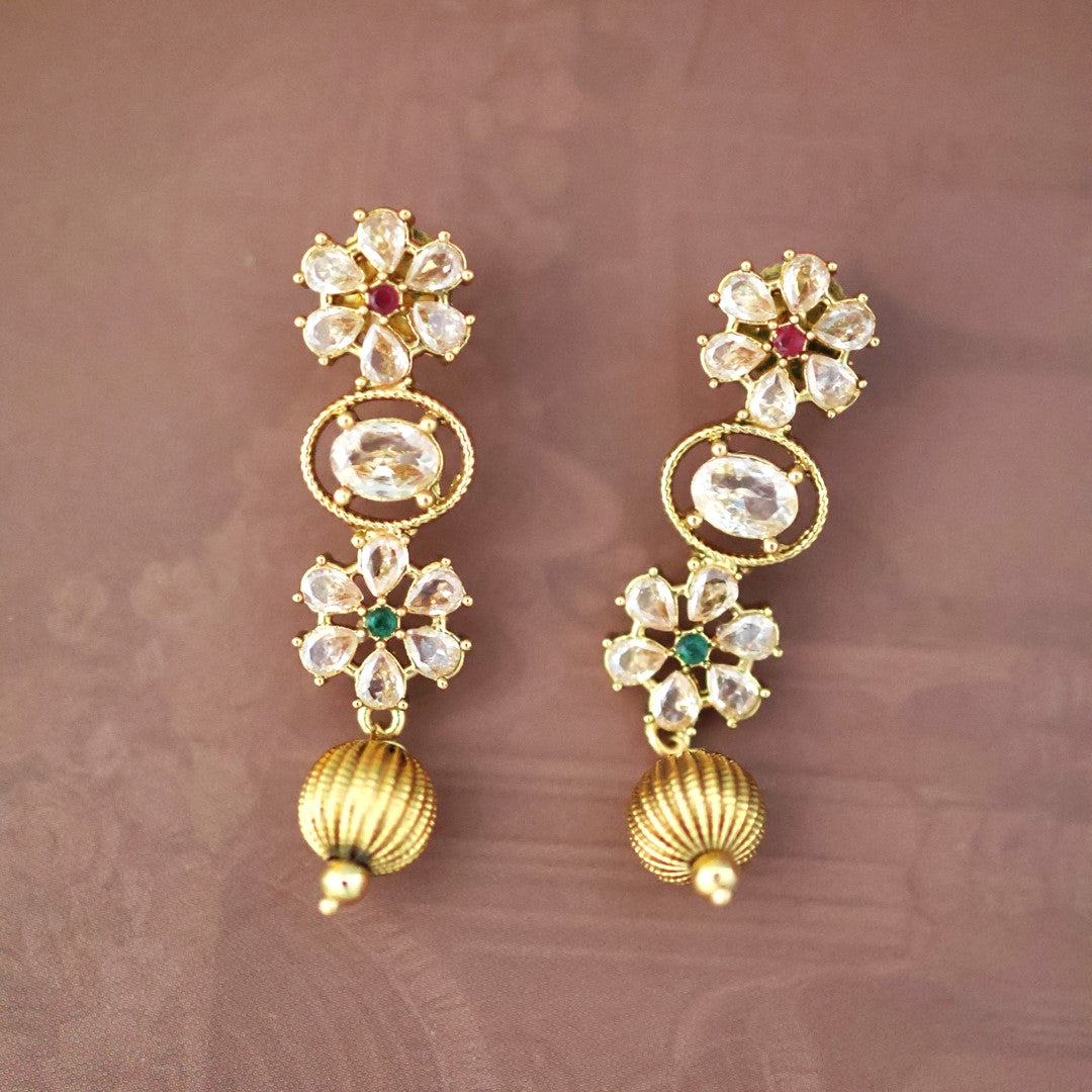 Gold plated AD necklace set