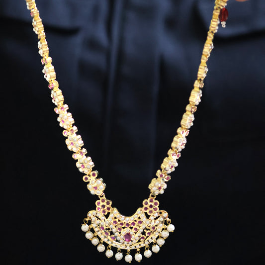 Floral Gold-plated Necklace