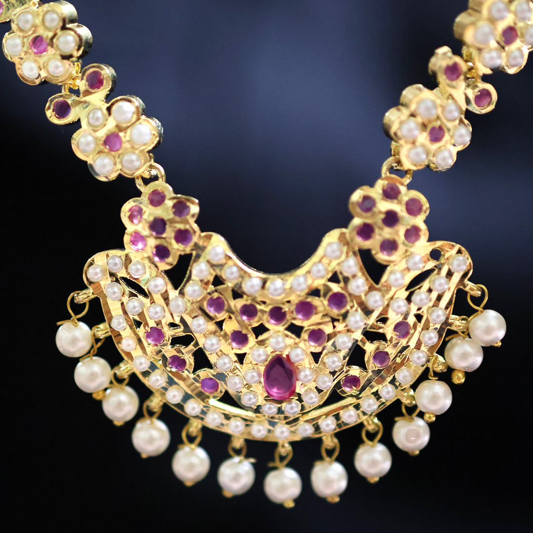 Floral Gold-plated Necklace