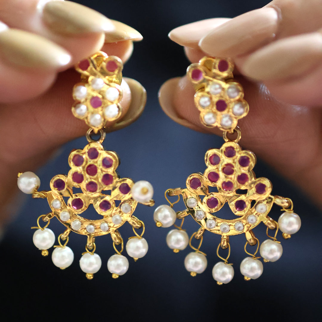 Floral Gold-plated Necklace
