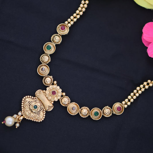Golden royal necklace