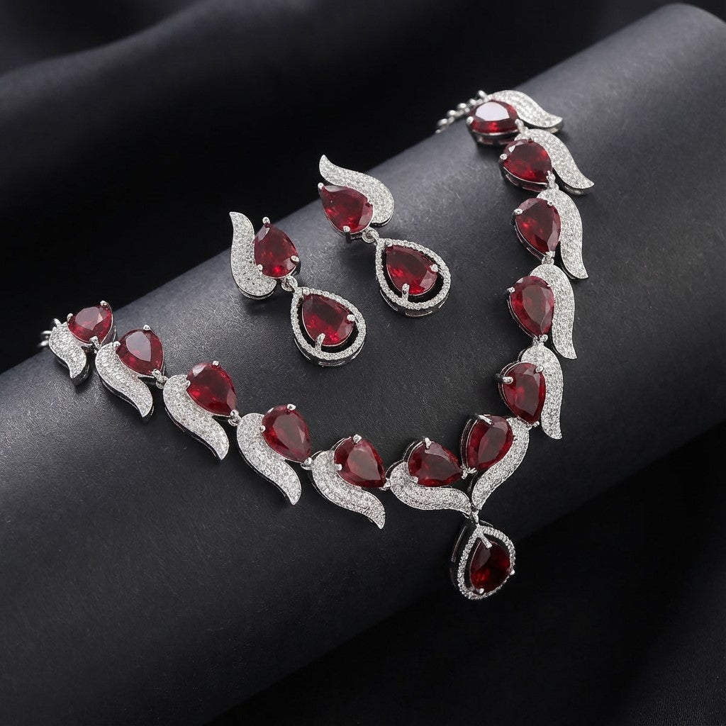 The Royal Ruby Wave Set