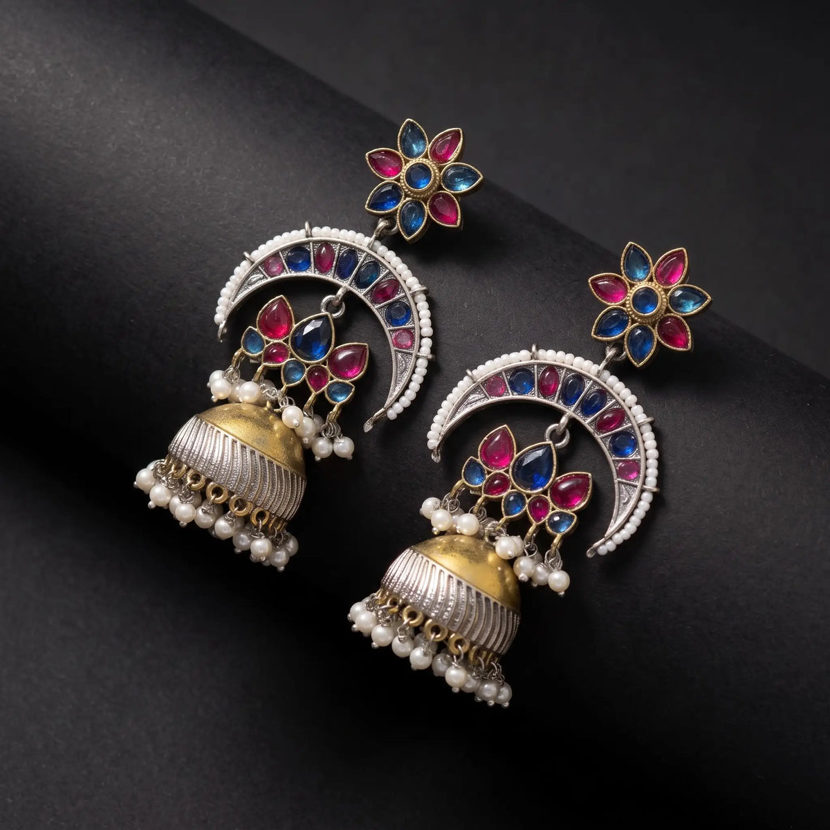 Crescent Jhumka