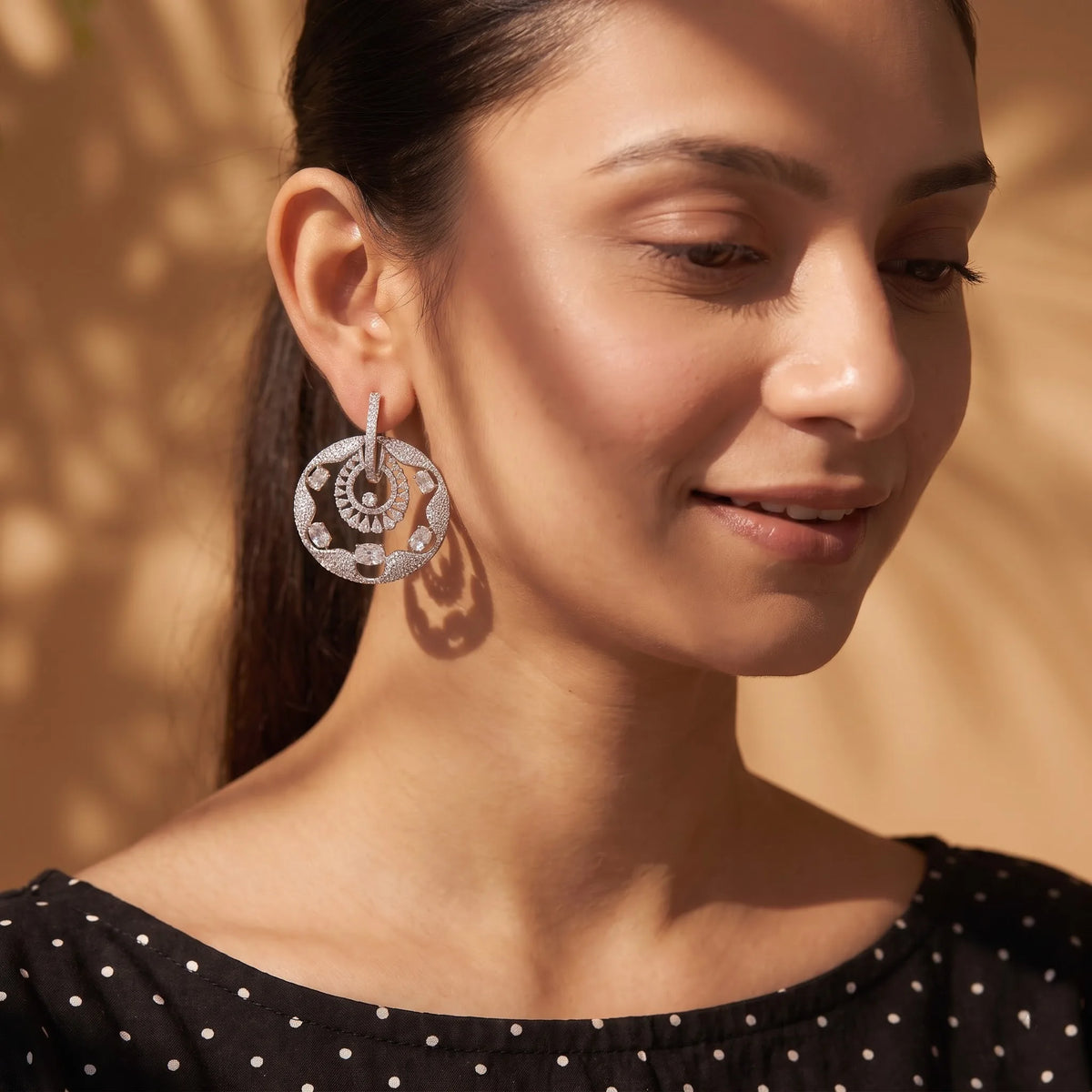 Luxe Medallion Danglers