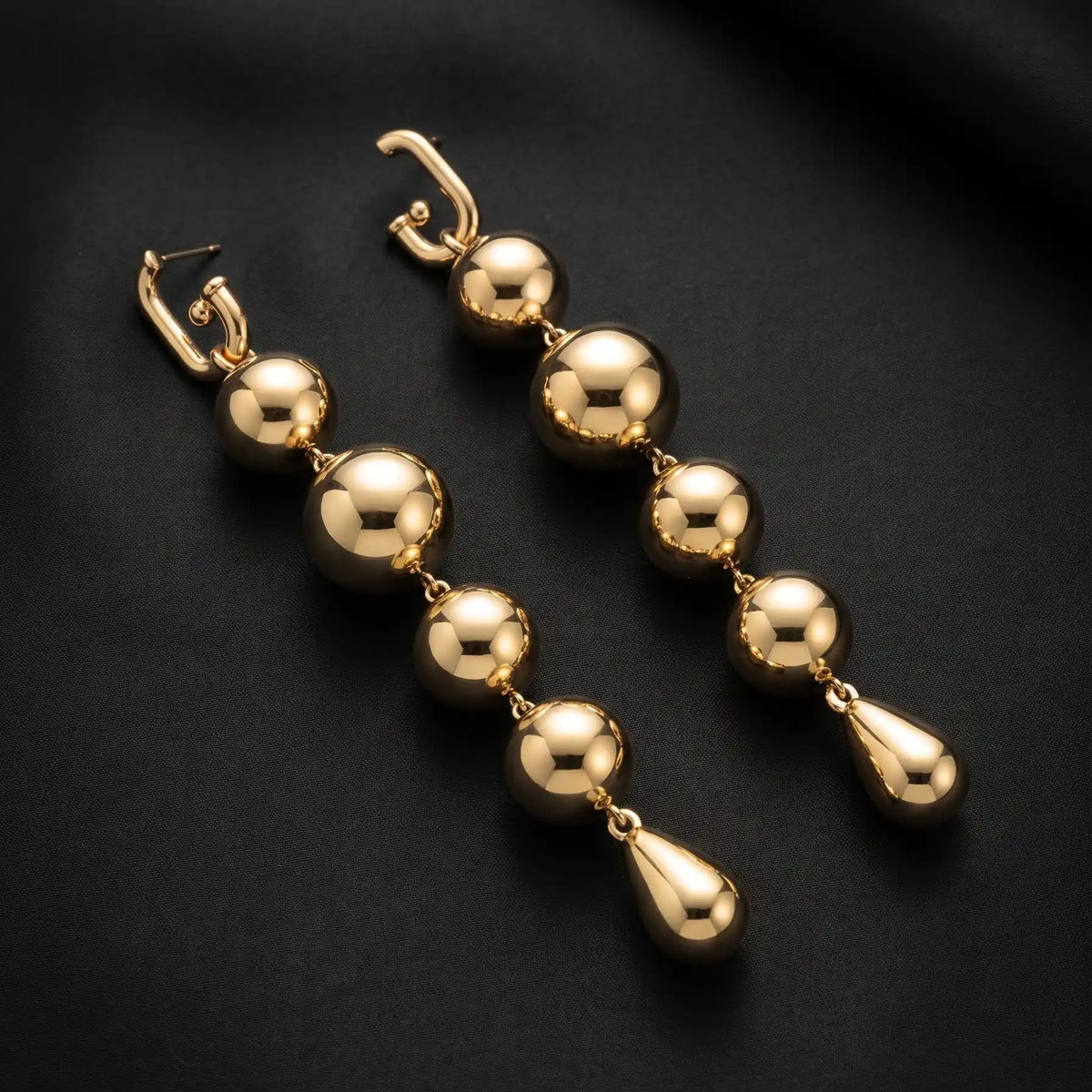 Luxe Orbit Drop Earrings