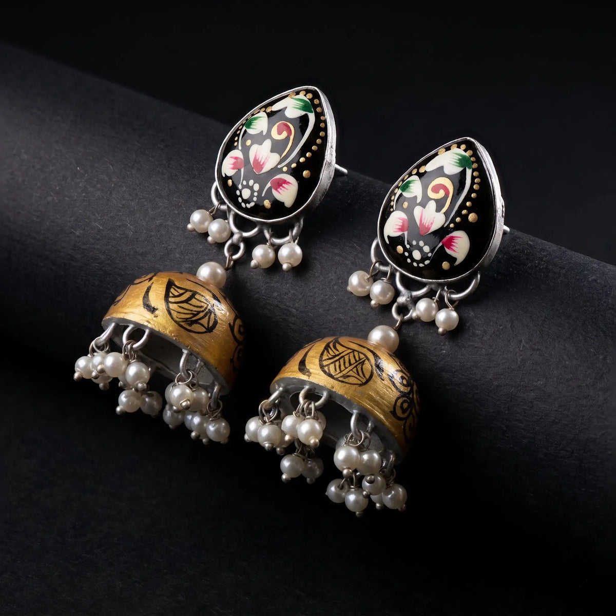 Floral Jhumka