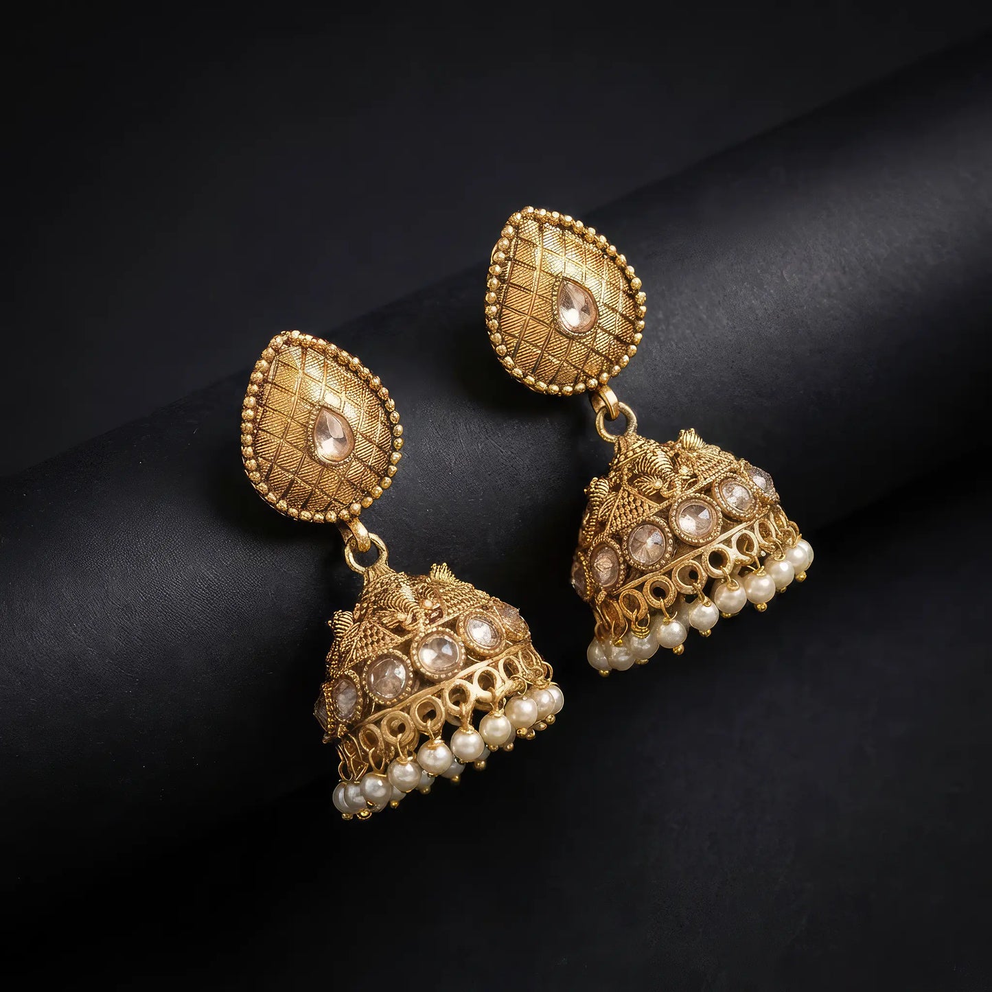 Palki Pearl Jhumka Earrings