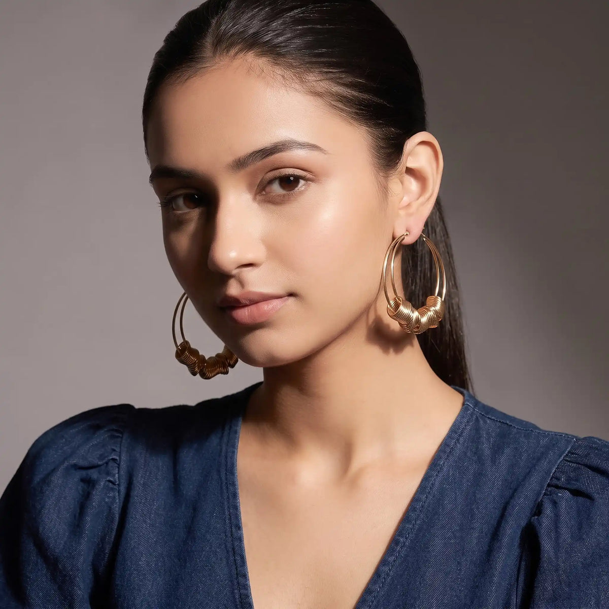 Twist Coil Hoops Earrings