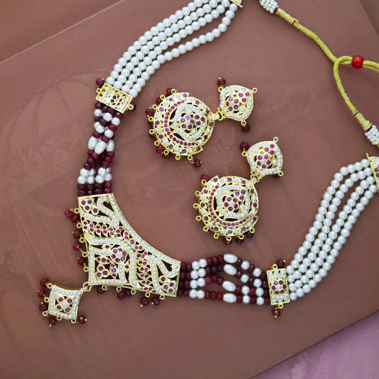 Royal Kundan Necklace Set
