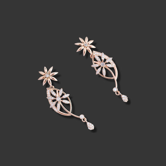 Rose Radiance Floral Rosegold AD Set