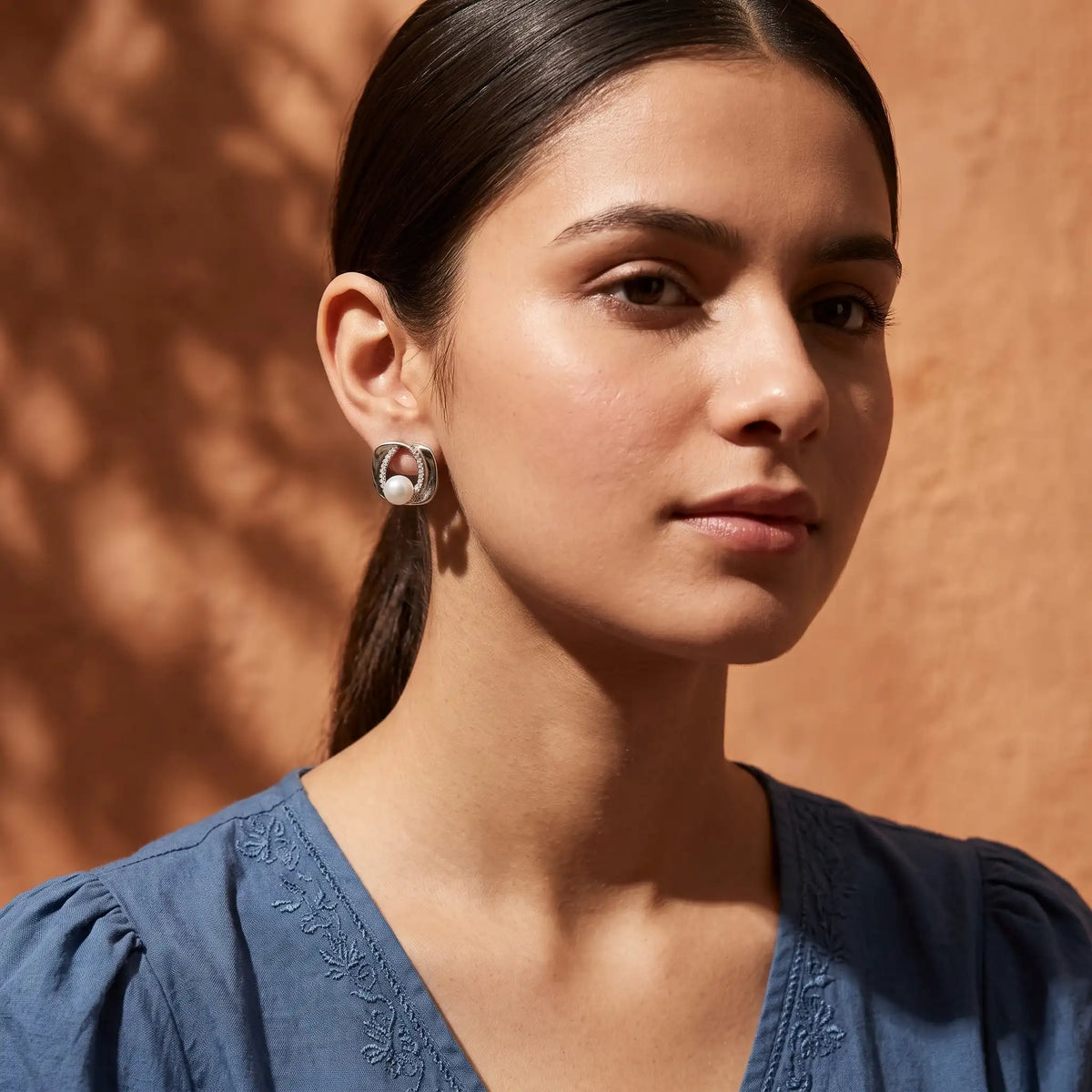 Silver Vortex Stud