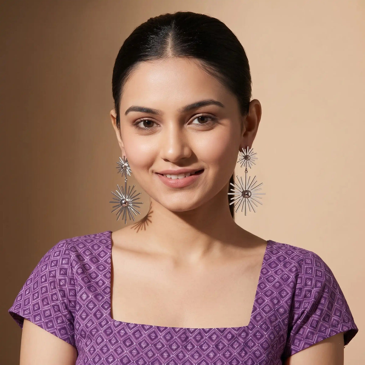 Sunburst statement dangles