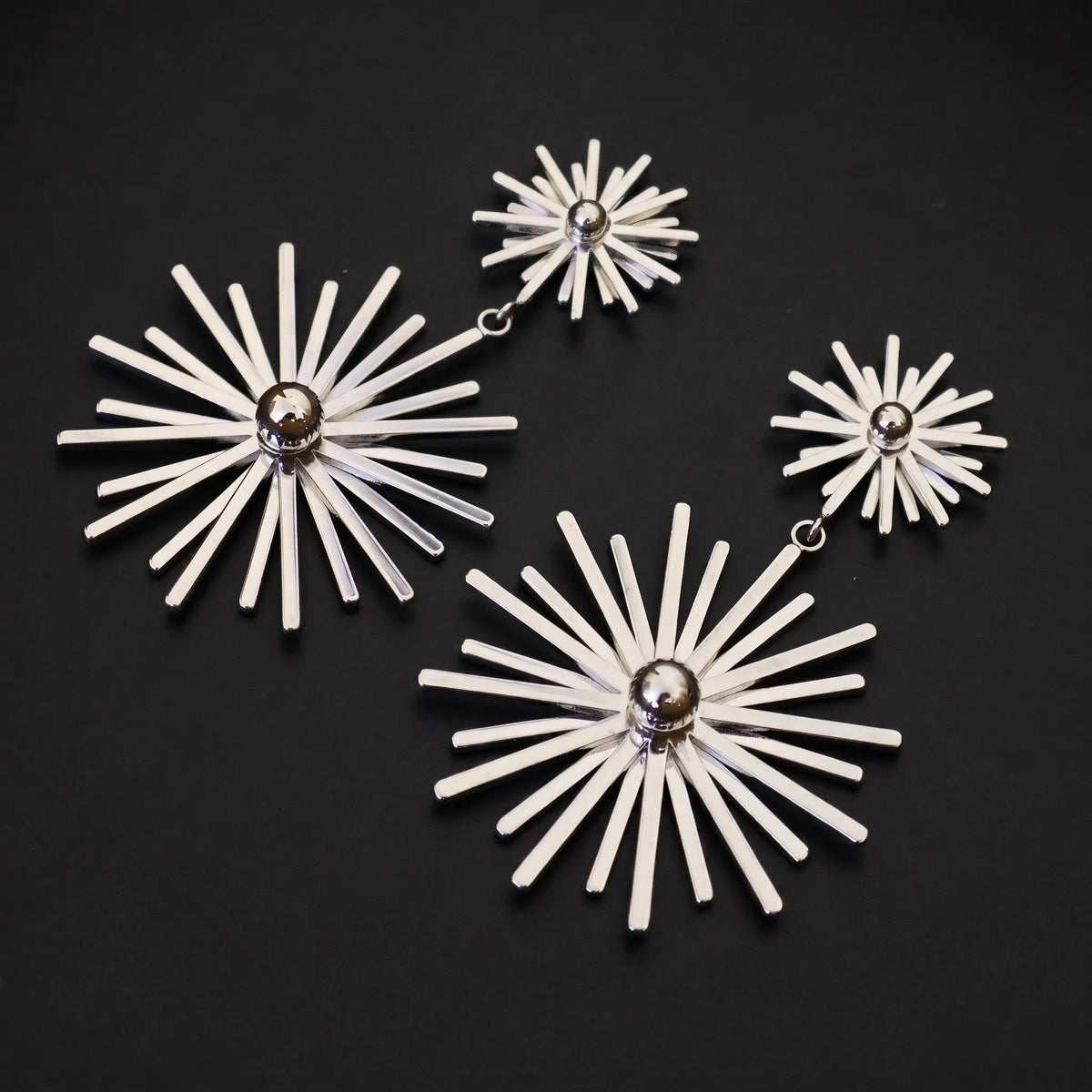 Sunburst statement dangles
